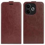 For OPPO A5 Pro Global 5G R64 Texture Single Vertical Flip Leather Phone Case(Brown)