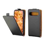 For Google Pixel 8 Vertical Flip Leather Phone Case with Card Slot(Black)