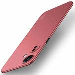 For OPPO K11X 5G MOFI Fandun Series Frosted PC Ultra-thin All-inclusive Phone Case(Red)