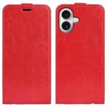 For iPhone 17 R64 Texture Single Vertical Flip Leather Phone Case(Red)