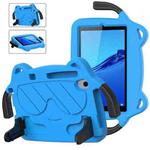 For Huawei MediaPad M5 Lite 8.0 Ice Baby EVA Shockproof Hard PC Tablet Case(Sky Blue+Black)