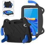 For Huawei MediaPad M6 8.4 2019/2020 Ice Baby EVA Shockproof Hard PC Tablet Case(Black+Blue)