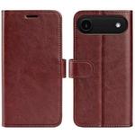 For iPhone 17 Air R64 Texture Horizontal Flip Leather Phone Case(Brown)