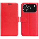 For iPhone 17 Pro Max R64 Texture Horizontal Flip Leather Phone Case(Red)