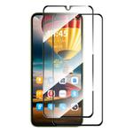 For Redmi 15C 4G 2pcs ENKAY Hat-Prince Full Glue High Aluminum-silicon Tempered Glass Film