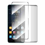 For Redmi Note 14 5G 10pcs ENKAY Hat-Prince Full Glue High Aluminum-silicon Tempered Glass Film