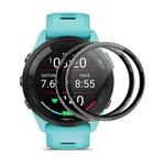 For Garmin Forerunner 265 2pcs ENKAY 3D Full Coverage Soft PC Edge + PMMA HD Screen Protector Film