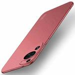 For Huawei P60 Art MOFI Fandun Series Frosted PC Ultra-thin All-inclusive Phone Case(Red)