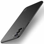 For Huawei Enjoy 50 / nova Y70 Plus MOFI Fandun Series Frosted PC Ultra-thin All-inclusive Phone Case(Black)