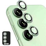 For Samsung Galaxy A25 5G ENKAY Hat-Prince 9H Rear Camera Lens Aluminium Alloy Tempered Glass Film(Green)