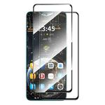 For Motorola Moto G84 2pcs ENKAY Full Glue High Aluminum-silicon Tempered Glass Film