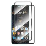 For Motorola Moto G04 2pcs ENKAY Full Glue High Aluminum-silicon Tempered Glass Film