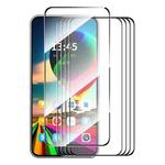 For Motorola Moto G15 5pcs ENKAY Full Glue High Aluminum-silicon Tempered Glass Film