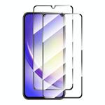 For Samsung Galaxy A25 2pcs ENKAY Full Glue High Aluminum-silicon Tempered Glass Film