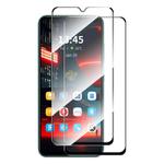 For Samsung Galaxy A17 5G 2pcs ENKAY Hat-Prince Full Glue High Aluminum-silicon Tempered Glass Film