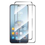 For Honor X8c 4G 2pcs ENKAY Hat-Prince Full Glue High Aluminum-silicon Tempered Glass Film