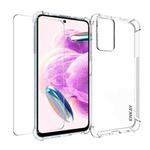 For Xiaomi Redmi Note 12s ENKAY Transparent TPU Shockproof Phone Case with Glass Film