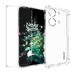 For OnePLus Ace 2V 5G ENKAY Transparent TPU Shockproof Phone Case with Glass Film