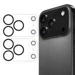 For iPhone 17 Pro 2pcs ENKAY Hat-Prince 9H Rear Camera Lens Tempered Glass Film