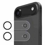 For iPhone 17 Air 2pcs ENKAY Hat-Prince 9H Rear Camera Lens Tempered Glass Film