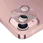 For iPhone 15 / 15 Plus ENKAY Aluminium Alloy Tempered Glass Lens Cover Film(Pink)