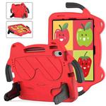 For iPad Air 11 2024 Ice Baby EVA Shockproof Hard PC Tablet Case(Red+Black)