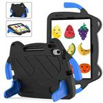 For iPad Air 11 2024 Ice Baby EVA Shockproof Hard PC Tablet Case(Black+Blue)