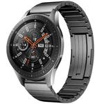 For Samsung Galaxy Watch 46mm One Bead Titanium Alloy Watch Band(Gray)