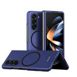 For Samsung Galaxy Z Fold7 Skin Feel Magnetic Shockproof Protective Phone Case(Bule)