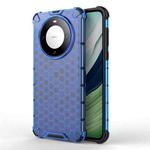 For Huawei Mate 60 Pro+ Shockproof Honeycomb Phone Case(Blue)