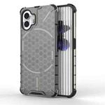 For Nothing Phone 2 Shockproof Honeycomb Phone Case(Black)