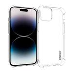 For iPhone 15 ENKAY Hat-Prince Transparent TPU Shockproof Phone Case