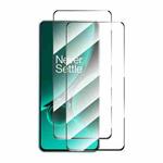 For OnePlus Nord CE3 2pcs ENKAY Full Glue High Aluminum-silicon Tempered Glass Film