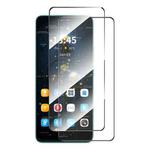 For OnePlus 13 2pcs ENKAY Full Glue High Aluminum-silicon Tempered Glass Film