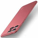 For Xiaomi Redmi K70 Ultra MOFI Fandun Series Frosted PC Ultra-thin All-inclusive Phone Case(Red)