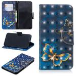 3D Colored Drawing Pattern Horizontal Flip Leather Case for Samsung Galaxy S10e, with Holder & Card Slots & Wallet(Butterfly)
