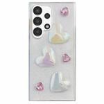 For Samsung Galaxy A52 4G/5G Love Epoxy TPU Protective Case(Pink)