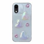 For iPhone XR Love Epoxy TPU Phone Case(Pink)