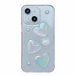 For iPhone 13 Love Epoxy TPU Phone Case(Transparent)