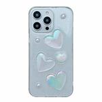 For iPhone 14 Pro Love Epoxy TPU Phone Case(Transparent)