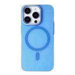 For iPhone 13 Pro Frosted PC MagSafe TPU Phone Case(Blue)