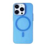 For iPhone 13 Pro Max Frosted PC MagSafe TPU Phone Case(Blue)