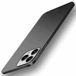 For iPhone 15 Plus MOFI Frosted PC Ultra-thin Hard Phone Case(Black)