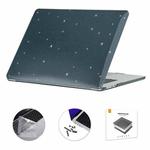 For MacBook Air 15.3 A2941 ENKAY EU Version 3 in 1 Bling Crystal Protective Case with TPU Keyboard Film & Anti-dust Plugs(Black)