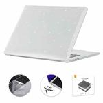 For MacBook Air 15.3 A2941 ENKAY EU Version 3 in 1 Bling Crystal Protective Case with TPU Keyboard Film & Anti-dust Plugs(Transparent)