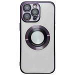 For iPhone 14 Pro Max Electroplating Magsafe TPU Phone Case(Purple)