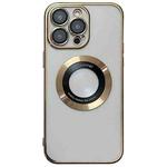 For iPhone 13 Pro Max Magsafe Electroplating TPU Phone Case(Gold)