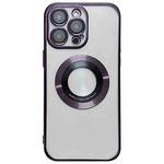 For iPhone 13 Pro Magsafe Electroplating TPU Phone Case(Purple)