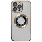 For iPhone 13 Pro Magsafe Electroplating TPU Phone Case(Gold)