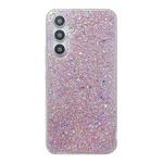 For Samsung Galaxy  A14 5G Glitter Sequins Epoxy TPU Phone Case(Pink)